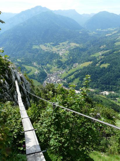 la seconde passerelle de Roche Veyrand