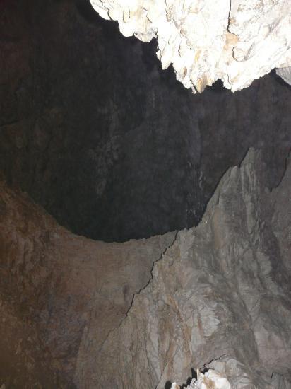 La grotte de Saint Même, 150m à l' intérieur