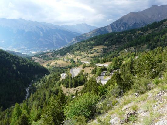 col de la Bonette, les lacets vers Jauziers