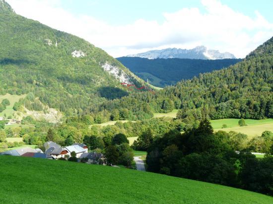 La via ferrata d' Aillon le Jeune