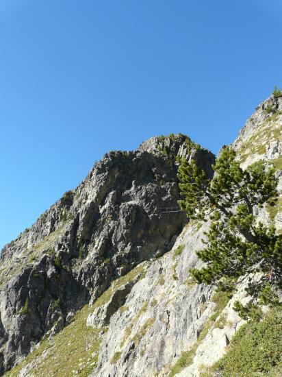 Vue générale sur la via des lacs Robert