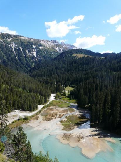 Le lac de la Rosière à Courchevel