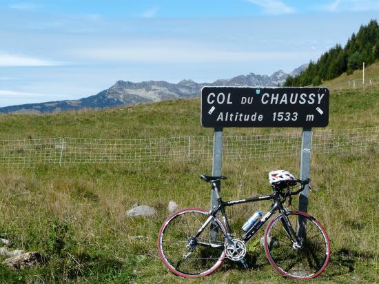 En haut du col de Chaussy