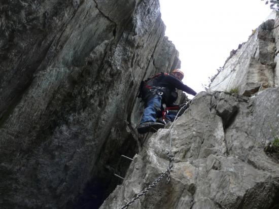 via ferrata en andorre - canal del Mora