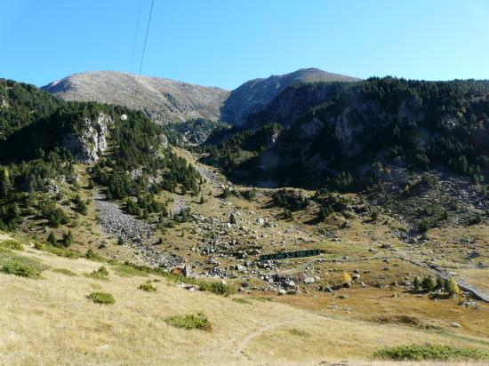 panorama vers la via de Cortals d' Encan