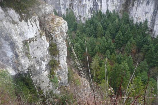 Via ferrata des echelles de la mort