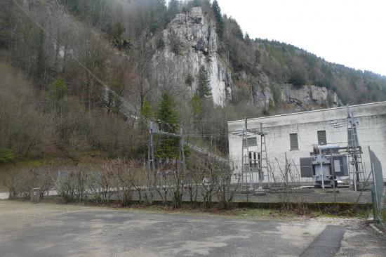 Charquemont / l' usine EDF du Refrain