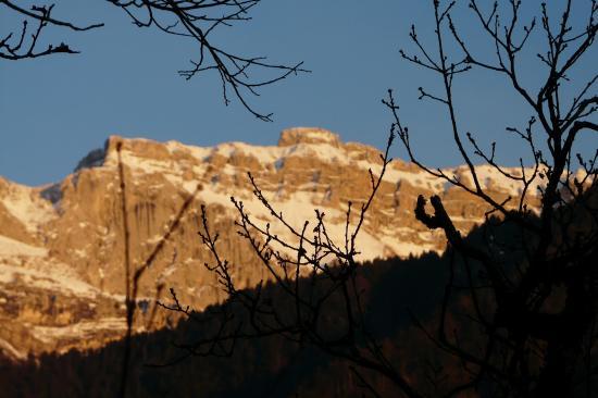 la tournette au soleil couchant