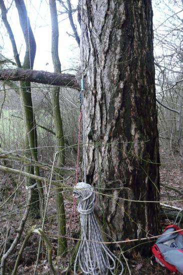 la corde fixe et son contre poids