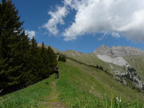 col au dessus du chalet du drison