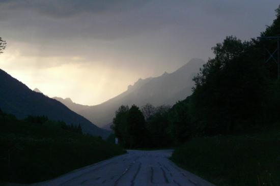 Arrivée en haut du col du Frêne