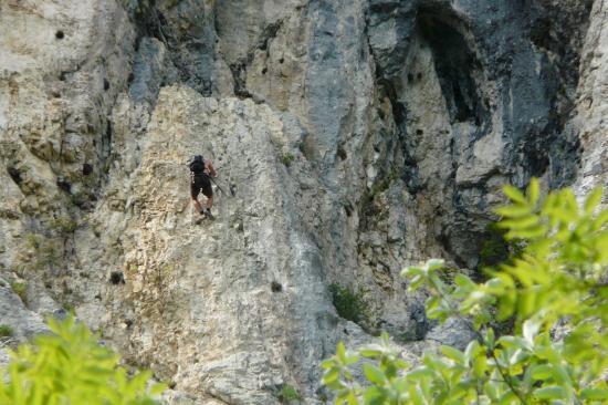 via ferrata de St Jean d' Arvey (Jule Caret)