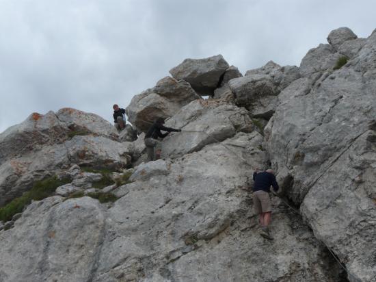 la descente cablée de chamechaude