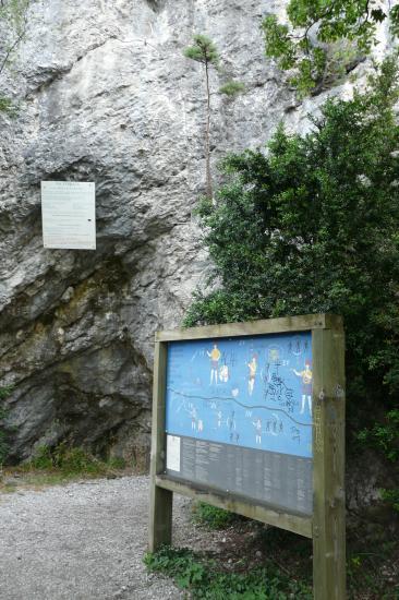 panneau d'info, deuxième partie de la via de la bastille