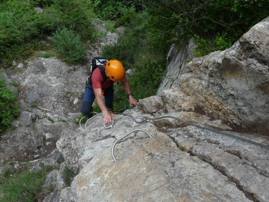 Via ferrata des prises de la bastille à Grenoble   (Isère)