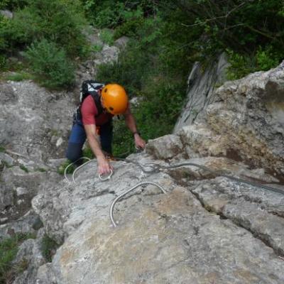 dans la dernière longueur de la bastille