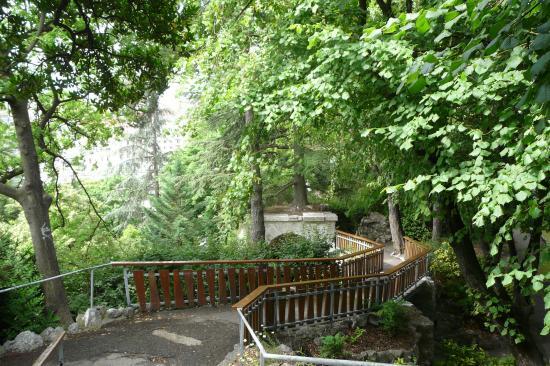 chemin du retour via de la bastille à Grenoble