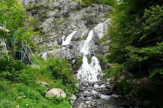 au départ de la via de la cascade - alpe du grand serre au départ de la via de la cascade - alpe du grand serre