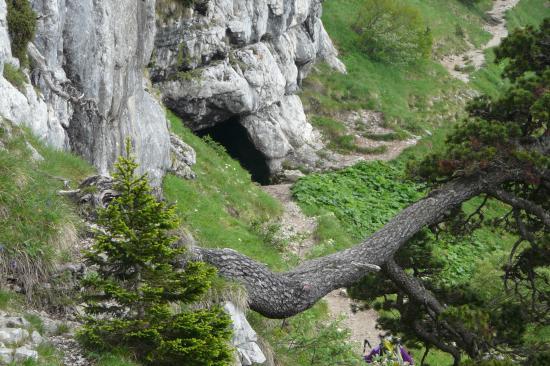 arrivée au trou du Glas