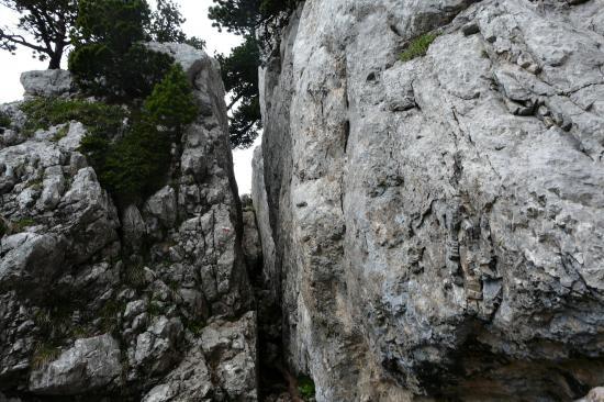 Le haut de la cheminée Le haut de la cheminée