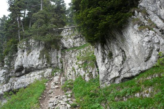 montée à la dent de Crolles après la cheminée