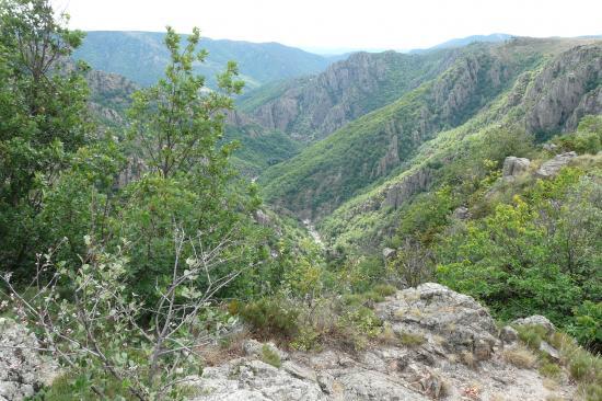 les gorges de Chassézac prés de Villefort (lozère)