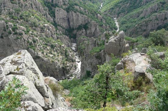 les gorges de Chassézac prés de Villefort (lozère)