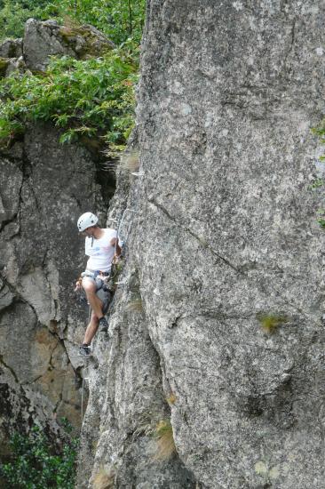 parcours difficile, mais position décontractée aussi - via de villefort