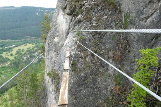 la passerelle de la via de Mende la passerelle de la via de Mende