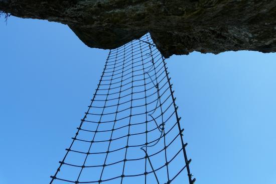 via ferrata de la Canourgue (lozère)