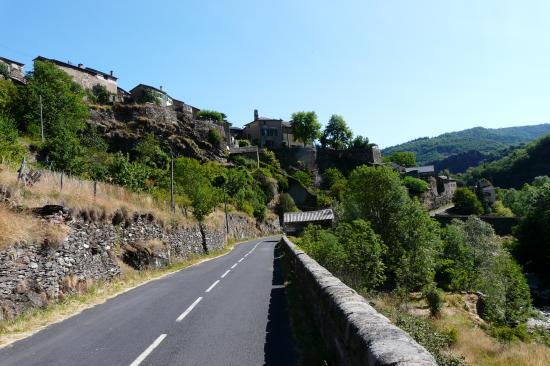 circuit vélo corniche des Cevennes :vers le col des Faïsses