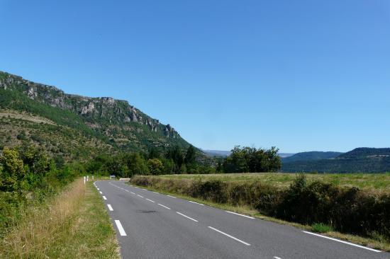 circuit vélo corniche des Cevennes :vers le col des Faïsses