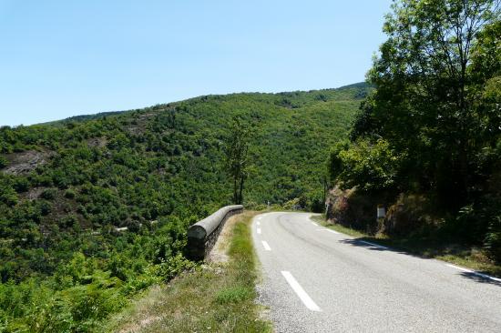 en remontant vers Rousses depuis l' estréchure (lozère)