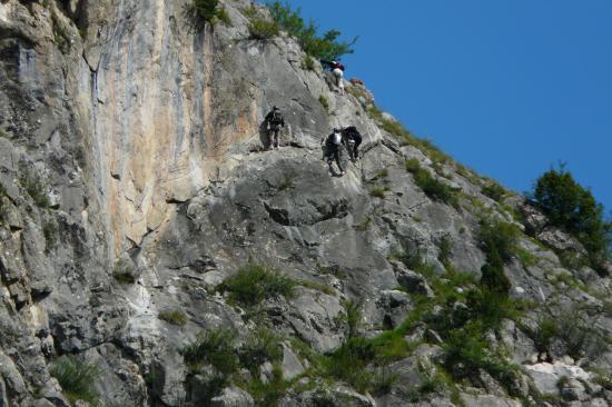 Dans la première partie de la via de Poingt Ravier à valloire Dans la première partie de la via de Poingt Ravier à valloire