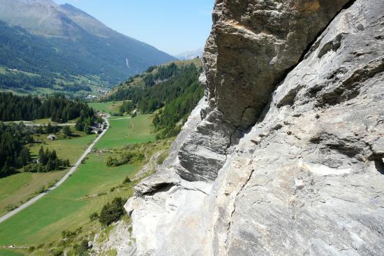 via du col de la madeleine, à mi parcours