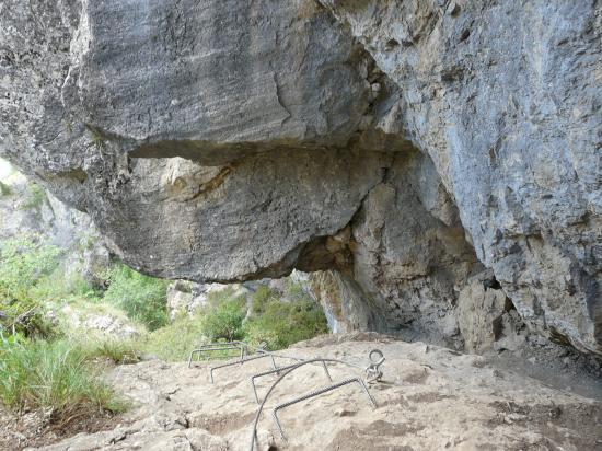 au dessus de la grotte à Poingt ravier (Valloire)