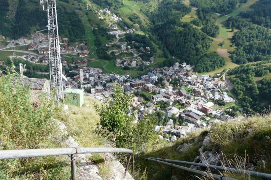 la sortie de Poingt Ravier à Valloire au dessus de l' antenne la sortie de Poingt Ravier à Valloire au dessus de l' antenne