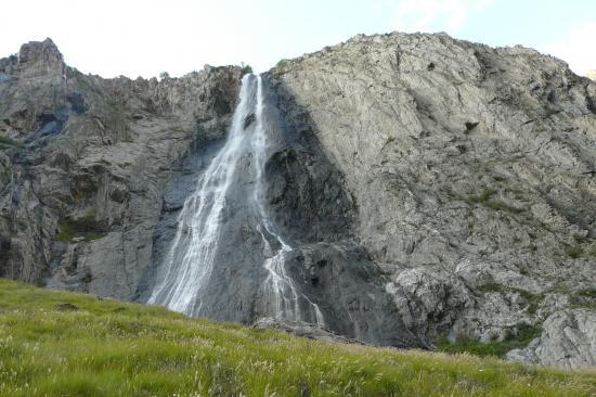 via ferrata de la cascade de la Pisse à Mizoen