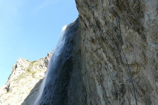 la montée est aussi sévère que la chute !!! (cascade de la Pisse)