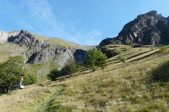 Paysage à la sortie de la via ferrata de la cascade de la Pisse