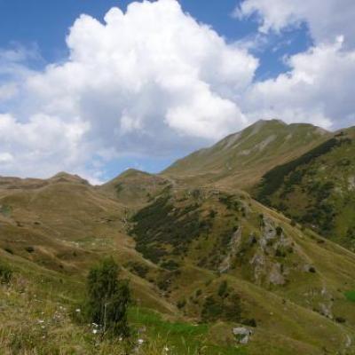 vue générale sur le col du Sabot