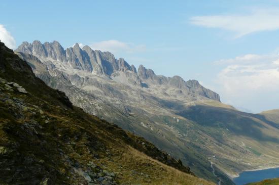 la massif de Belledonne depuis le col du sabot la massif de Belledonne depuis le col du sabot