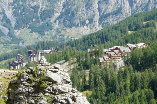 vue sur la station des Orres