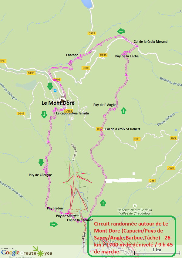 Circuit randonnee puy de sancy sentier des cretes depuis le mont dore 1