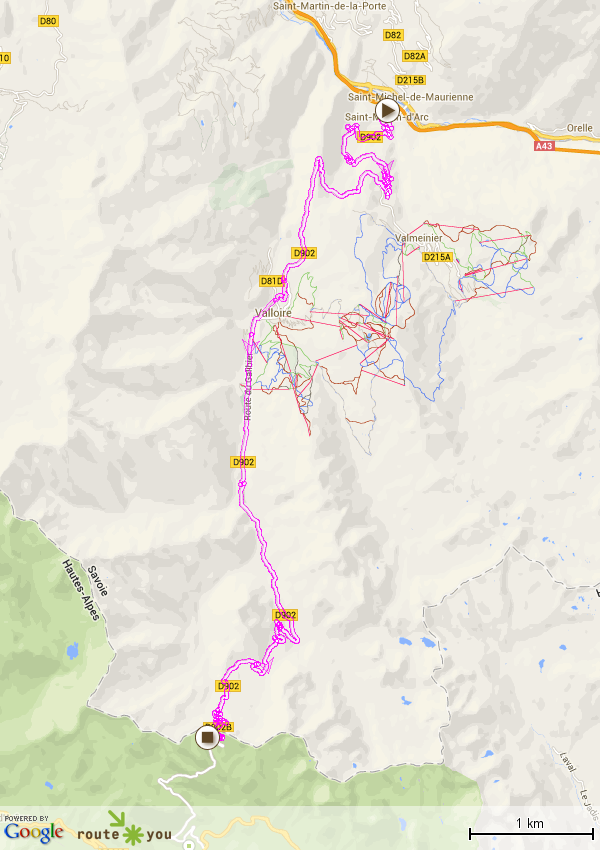 Cols du telegraphe et du galibier a velo depuis st martin d arc