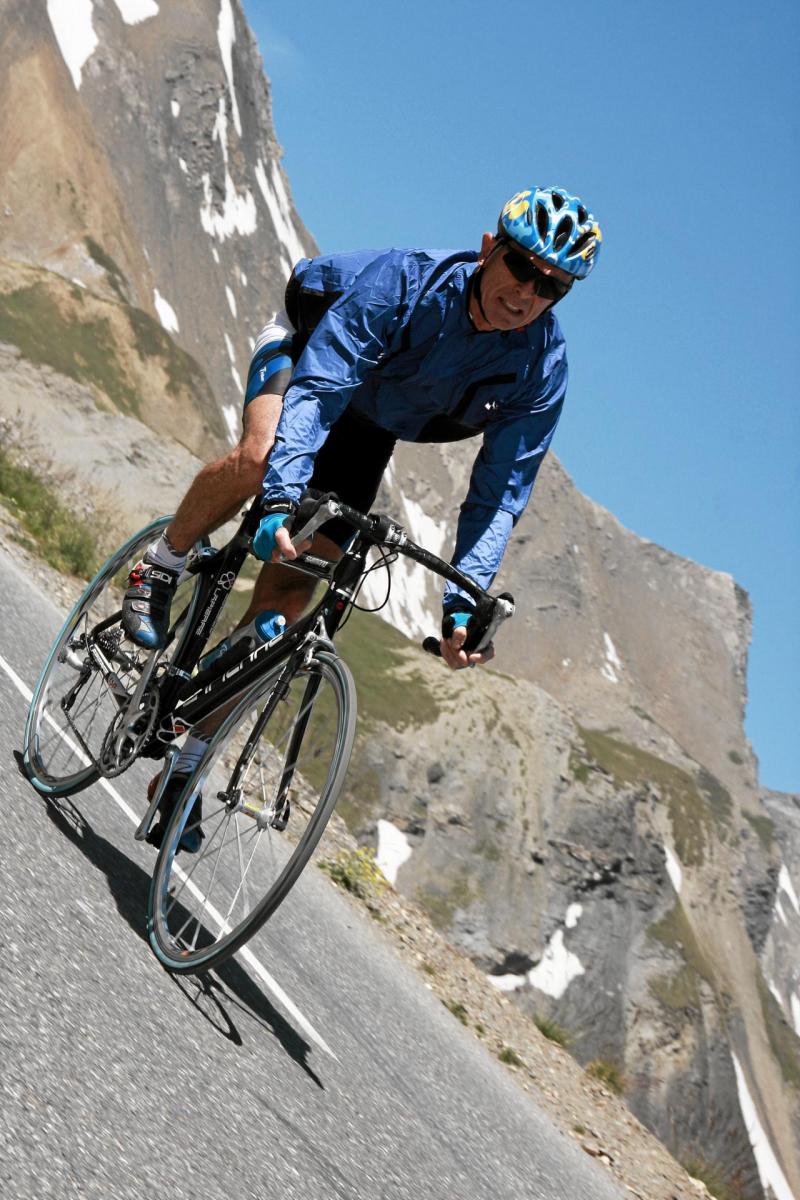 Descente du col du Galibier