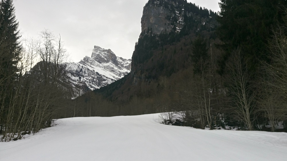 Randonnée à ski au lac de Gers  Sixt Fer à Cheval Haute savoie