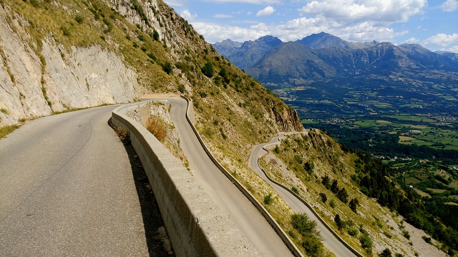 circuit vélo autour de la montagne de Faraut depeuis Supe Devoluy