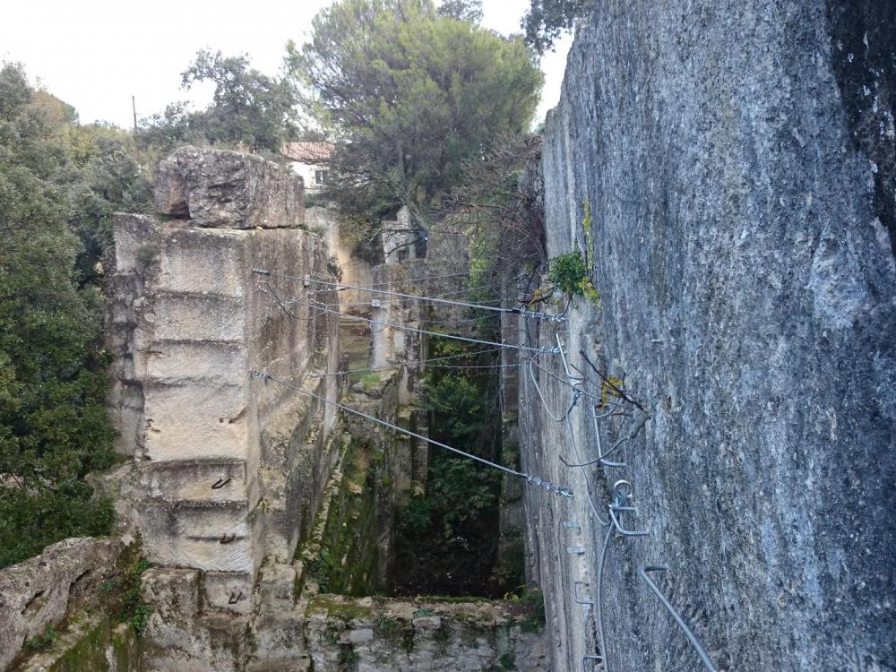 Festival de ponts de singe à la via ferrata de Boisseron