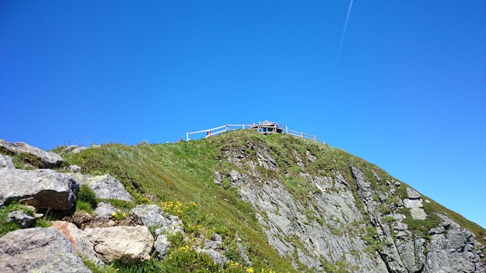 Déjà en train de redescendre du Puy de Sancy